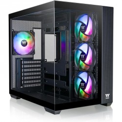 Ohišje THERMALTAKE VIEW 380 TG, Midi-ATX, črno