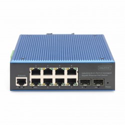 Stikalo (switch) Digitus Giga 8-port PoE + 2x SFP, DN-651157