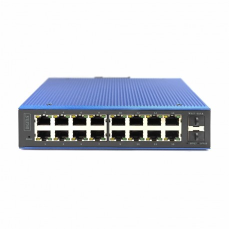 Stikalo (switch) Digitus Giga 16-port PoE + 2x SFP, DN-651159