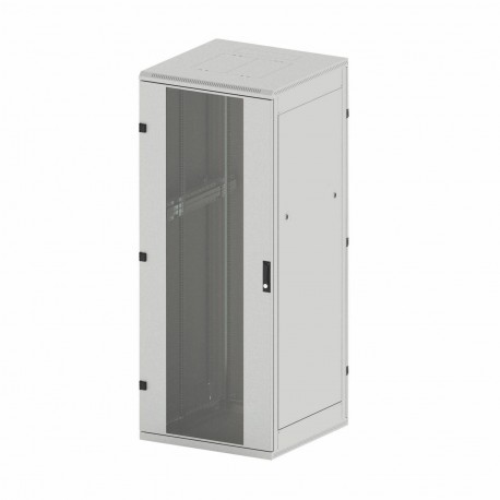 Samostoječi kabinet Triton 45U 2105 600x600, siv, sestavljen