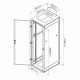 Samostoječi kabinet Triton 45U 2105 600x600, siv, sestavljen