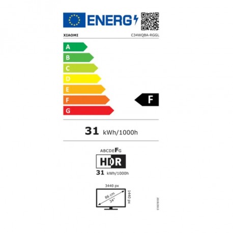 Monitor Xiaomi G34WQi EU