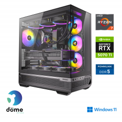 Računalnik ANNI Gamer Elite R7 7800X3D / RTX 5070 Ti / 64 GB / 2 TB / W11H