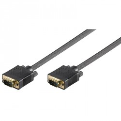 Kabel GOOBAY VGA na VGA (M) 0,8m Full HD, pozlačen