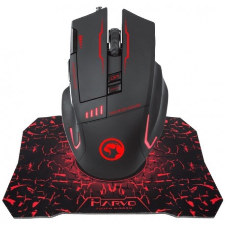 Miška MARVO G909L + G1 Gaming podloga
