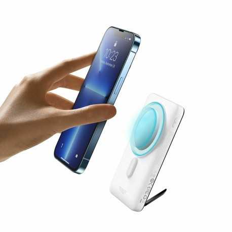 Prenosna baterija Powerbank Baseus, 10.000mAh, 20W, magsafe, bela
