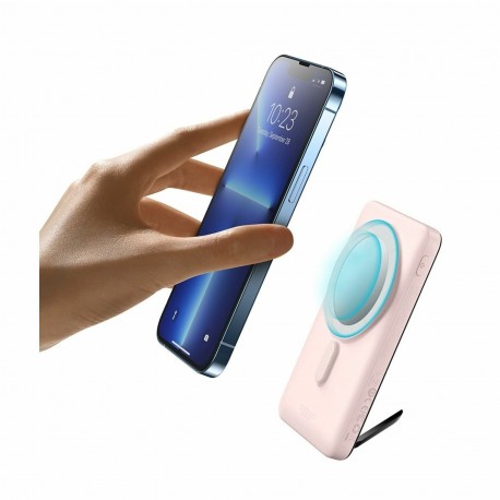 Prenosna baterija Powerbank Baseus, 10.000mAh, 20W, magsafe, roza