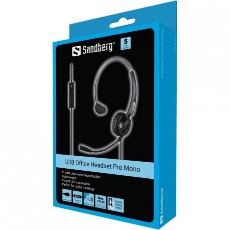 Slušalke Sandberg USB Office Headset Pro