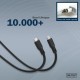 Kabel Digitus USB 4.0 C-C 8K 60Hz 240W 2m, črn