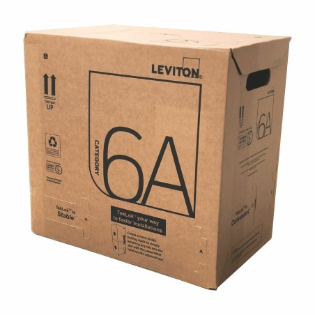 Mrežni kabel Leviton CAT.6A RDT U/UTP Eca 305m vijoličen, 9001089
