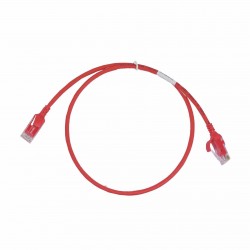 Mrežni kabel Leviton patch UTP CAT.6 0,6m rdeč, 9030290