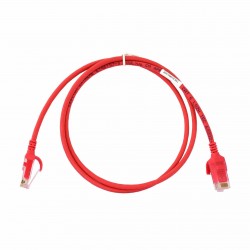 Mrežni kabel Leviton patch UTP CAT.6 0,9m rdeč, 9030297