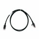 Mrežni kabel Leviton patch UTP CAT.6 0,9m črn, 9030301
