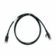Mrežni kabel Leviton patch UTP CAT.6 6,1m črn, 9030349