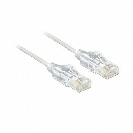 Mrežni kabel Delock patch slim UTP CAT.6, 1m, bel, 83781