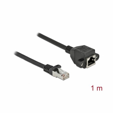 Mrežni kabel Delock patch SFTP CAT.6A, 1m, črn, 87001