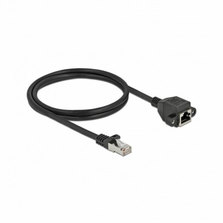 Mrežni kabel Delock patch SFTP CAT.6A, 1m, črn, 87001