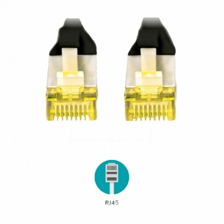 Mrežni kabel Digitus patch SFTP CAT.6A, 0,25m, črn, 9030392
