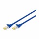 Mrežni kabel Digitus patch SFTP CAT.6A, 0,5m, moder, 9030396