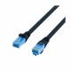 Mrežni kabel EFB patch UTP CAT.6A, 0,15m, črn, 9030415