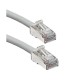 Mrežni kabel Leviton patch FTP CAT.6A 10G Blade 1m siv, 9030405