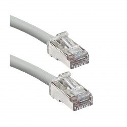 Mrežni kabel Leviton patch FTP CAT.6A 10G Blade 1m siv, 9030405