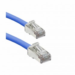 Mrežni kabel Leviton patch FTP CAT.6A 10G Blade 5m moder, 9030409