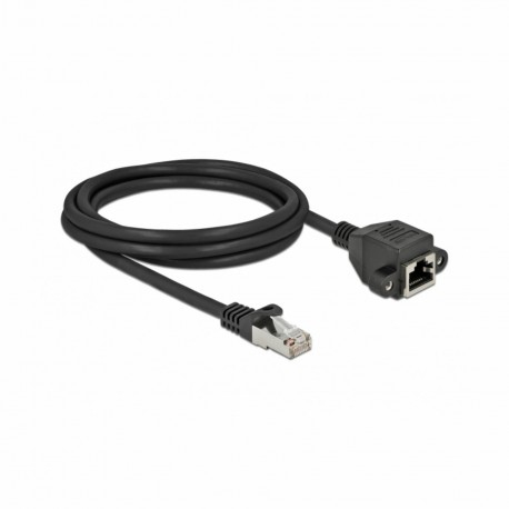 Podaljšek Delock patch SFTP CAT.6A 2m črn, 9030387