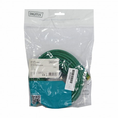 Mrežni kabel Digitus patch SFTP CAT.6A 10m zelen, 9030422