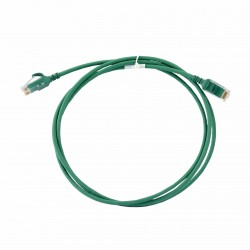 Mrežni kabel Leviton patch UTP CAT.6 1,5m zelen 3,8mm HighFlex P24, 9030517