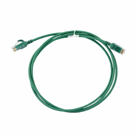 Mrežni kabel Leviton patch UTP CAT.6 1,5m zelen 3,8mm HighFlex P24, 9030517