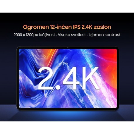 Tablični računalnik Blackview TAB 18, 12", LTE, 8GB, 256GB, Android