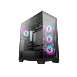 Računalniško ohišje DeepCool CG580 4F, ATX, Midi-Tower, kaljeno steklo, črno