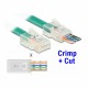 Konektor Delock RJ45 CAT.5e UTP Crimp & Cut pak/20, 9060023