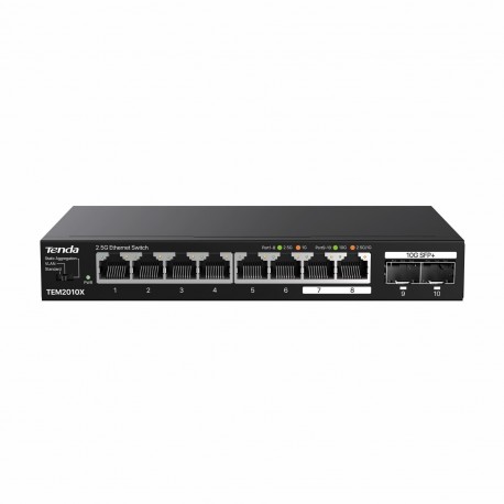 Stikalo (switch) Tenda TEM2010X, 8-port, 2x SFP+