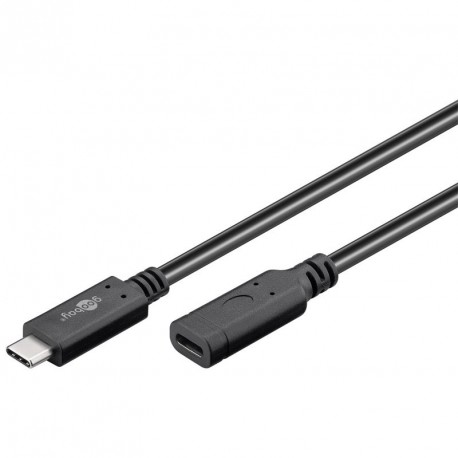 Podaljševalni kabel GOOBAY USB-C (M) na USB-C (Ž) 1m