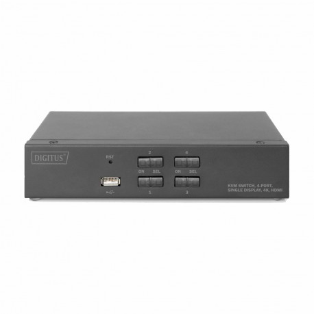 KVM stikalo DIGITUS KVM, 4-Port, Single-Display, 4K, HDMI