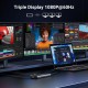 UGREEN 8v1 USB-C 4K priklopna postaja s 100W PD vhodom