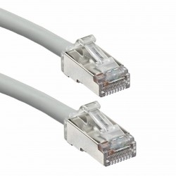 Mrežni kabel Leviton patch FTP CAT.6A, 1m, siv, 9030556