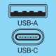 Sandberg avtomobilski polnilec 1xQC3.0 in 1xUSB-C 48W