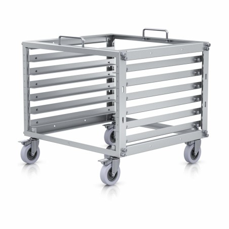 Samostoječi kabinet Ubiquiti 6U 519x460x351 mini rack s kolesi, siv, 9440403