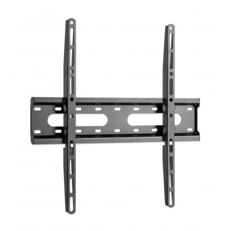 Stenski fiksni TV nosilec 32-55 MANHATTAN, črn, ultra tanek