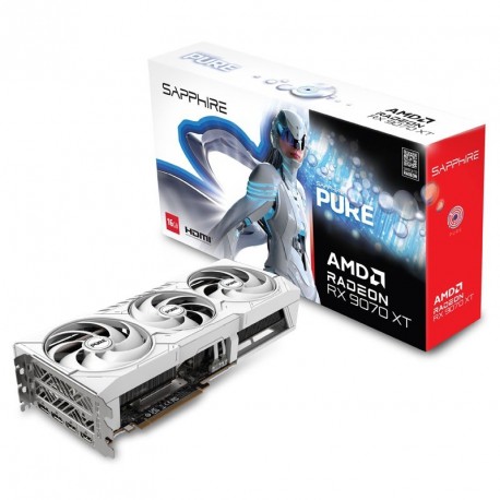 Grafična kartica SAPPHIRE PURE Radeon RX 9070 XT 16GB GDDR6 OC