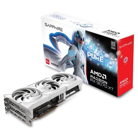 Grafična kartica SAPPHIRE PURE Radeon RX 9070 XT 16GB GDDR6 OC