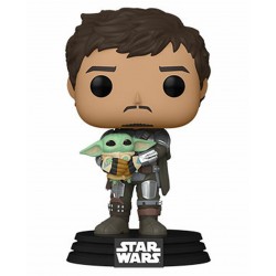 Figura FUNKO POP: STAR WARS - MANDALORIAN - MANDO HOLDING CHILD