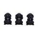 Figure NEMESIS NOW THREE WISE LABRADORS