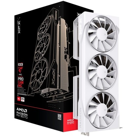 Grafična kartica XFX Swift AMD Radeon RX 9070 OC 16GB GDDR6, bela