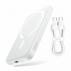 Prenosna baterija Powerbank Baseus PPCXM06A, 6.000mAh, 20W, magsafe, bela