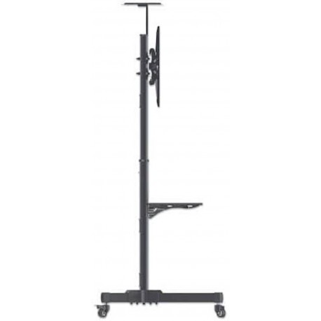 Multimedijski voziček 37-70 MANHATTAN, 50kg, črn