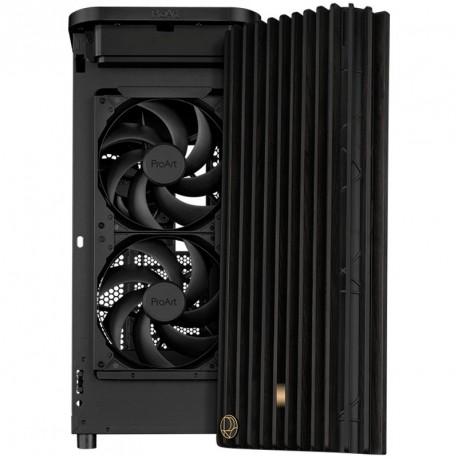 Ohišje ASUS ProArt PA401 Wood Edition ATX, kaljeno steklo